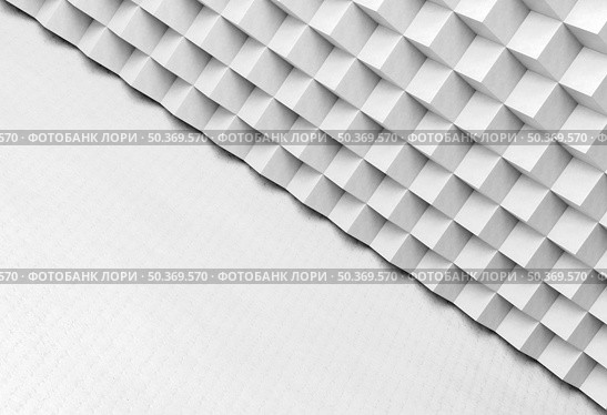 white modern geometrical wallpaper with shapes. Стоковое фото, агентство Ingram Publishing / Фотобанк Лори