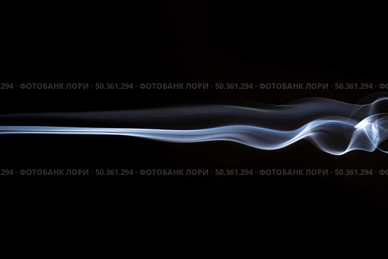 white smoky swirls abstract black background. Стоковое фото, агентство Ingram Publishing / Фотобанк Лори