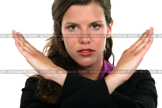 Woman with hands clasped. Стоковое фото, агентство Ingram Publishing / Фотобанк Лори