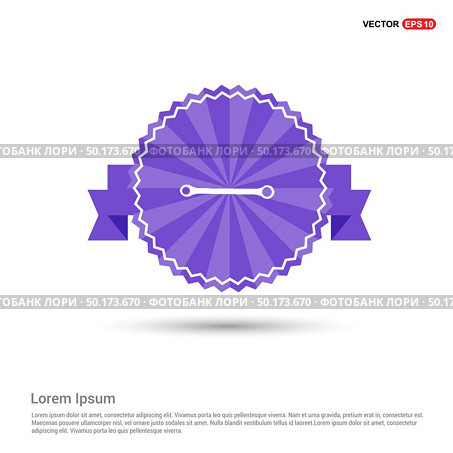 Wrench Icon - Purple Ribbon banner. Стоковая иллюстрация, агентство Ingram Publishing / Фотобанк Лори