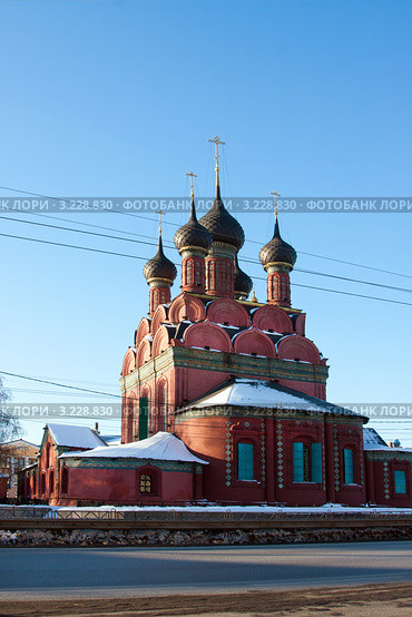 Ярославль, церковь Богоявления Господня (2012 год). Стоковое фото, фотограф ElenArt / Фотобанк Лори