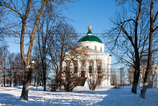 Ярославль. Церковь Похвалы Богоматери (2012 год). Стоковое фото, фотограф ElenArt / Фотобанк Лори