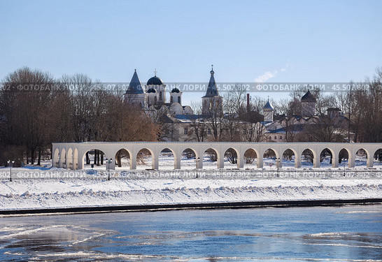 Yaroslav's Court in Novgorod (2022 год). Стоковое фото, фотограф Юлия Бабкина / Фотобанк Лори