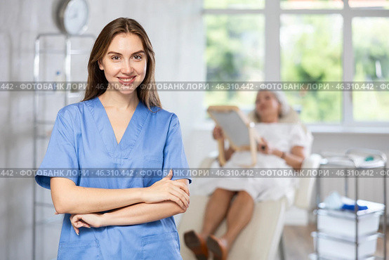 Young doctor portrait. Стоковое фото, фотограф Яков Филимонов / Фотобанк Лори