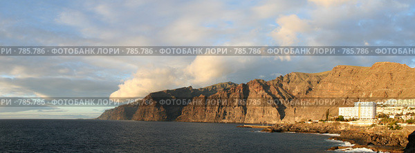 Закат в Лос-Гигантос, Тенерифе, Канары. Стоковое фото, фотограф Наталья Белотелова / Фотобанк Лори