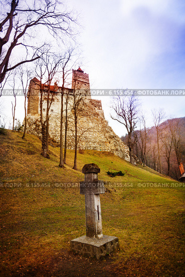 Замок Бран (замок Дракулы), Румыния (2014 год). Стоковое фото, фотограф Сергей Новиков / Фотобанк Лори