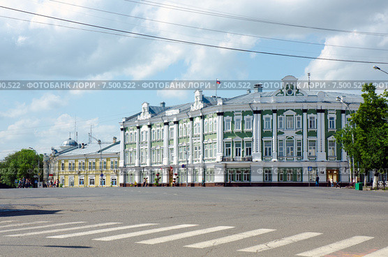 Здание городской администрации в Вологде (2015 год). Стоковое фото, фотограф Ирина Балина / Фотобанк Лори