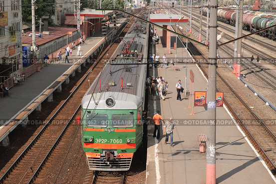 Железнодорожная платформа Бескудниково (2011 год). Редакционное фото, фотограф Алёшина Оксана / Фотобанк Лори