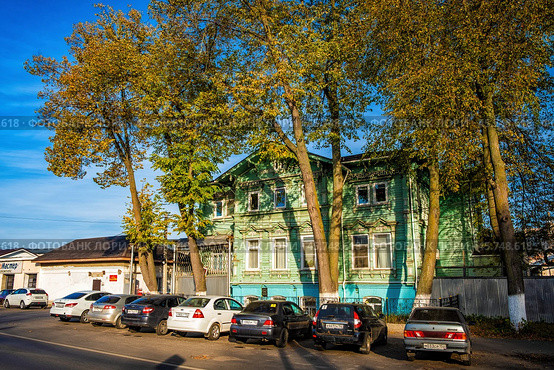 Жилой дом Хохловых с заводоуправлением (завод А.Ю. Юргенса в Богородске) Редакционное фото, фотограф Илья Старков / Фотобанк Лори