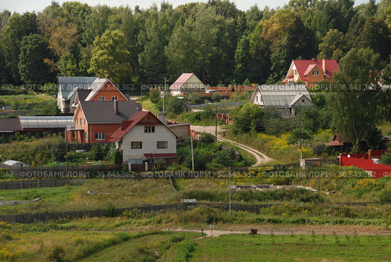 Жилые дома в городе Ржеве Тверской области (2011 год). Стоковое фото, фотограф lana1501 / Фотобанк Лори