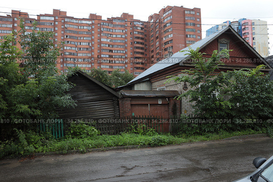 Жилые дома в Ивантеевке (2020 год). Редакционное фото, фотограф Дмитрий Неумоин / Фотобанк Лори