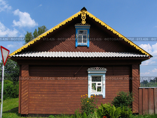 Золотое кольцо. Мышкин на Волге. Улица Рыбинская. Дом Овсянниковых (2008 год). Стоковое фото, фотограф Т. З. / Фотобанк Лори